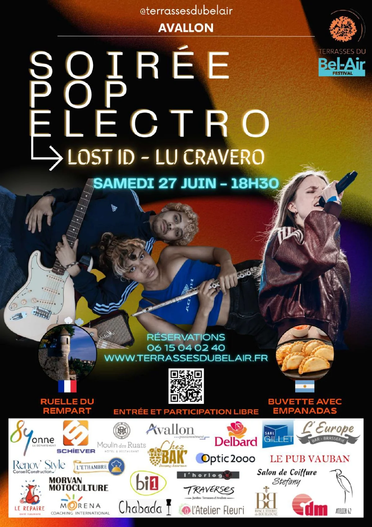 Annulé // Soirée pop-électro avec Lost ID et Lu Cravero dans le cadre du Festival Terrasses du Bel-Air – Avallon (Terrasses du Bel-Air) (affiche de l’événement)