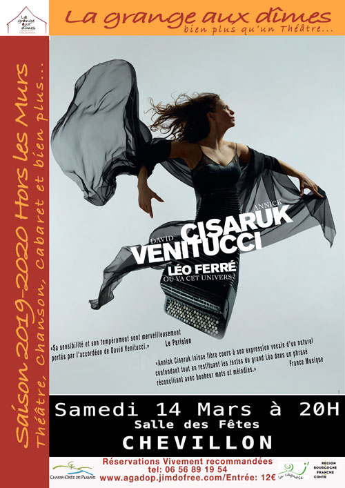 Spectacle maintenu ! RÉCITAL LÉO FERRÉ :
