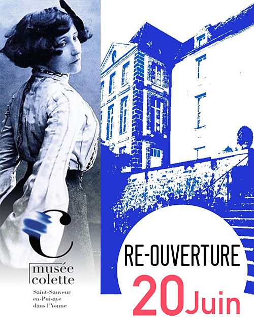 RE-OUVERTURE DU MUSEE COLETTE : Visite guide sans surcot, salon de th dans le Jardin de la Vine exceptionnellement ouvert au public