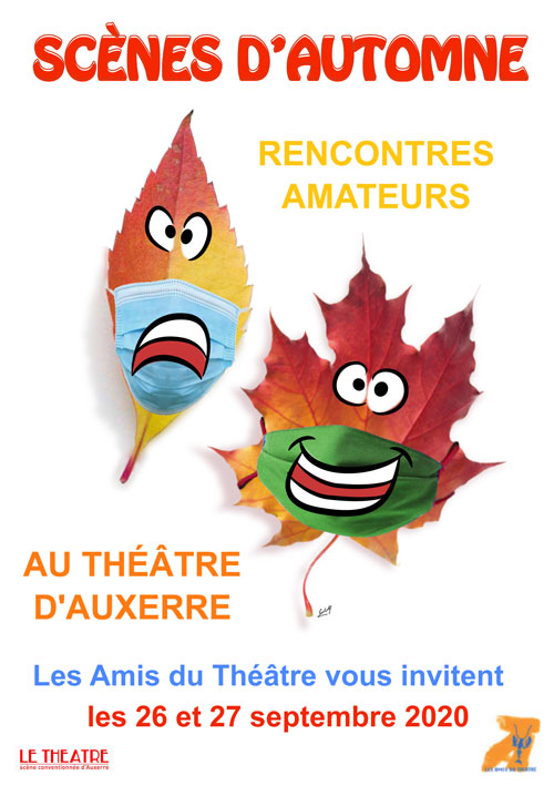 SCÈNES D'AUTOMNE 2020 (festival de théâtre amateur / 5 spectacles sur 2 jours)