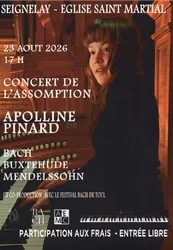 Concert d'orgue à l'église Saint-Martial – Seignelay (Eglise Saint-Martial) (affiche de l’événement)