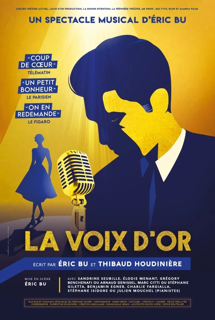 Spectacle musical "La Voix d'Or" d'Eric Bu – Monéteau (Le Skenet'Eau) (affiche de l’événement)
