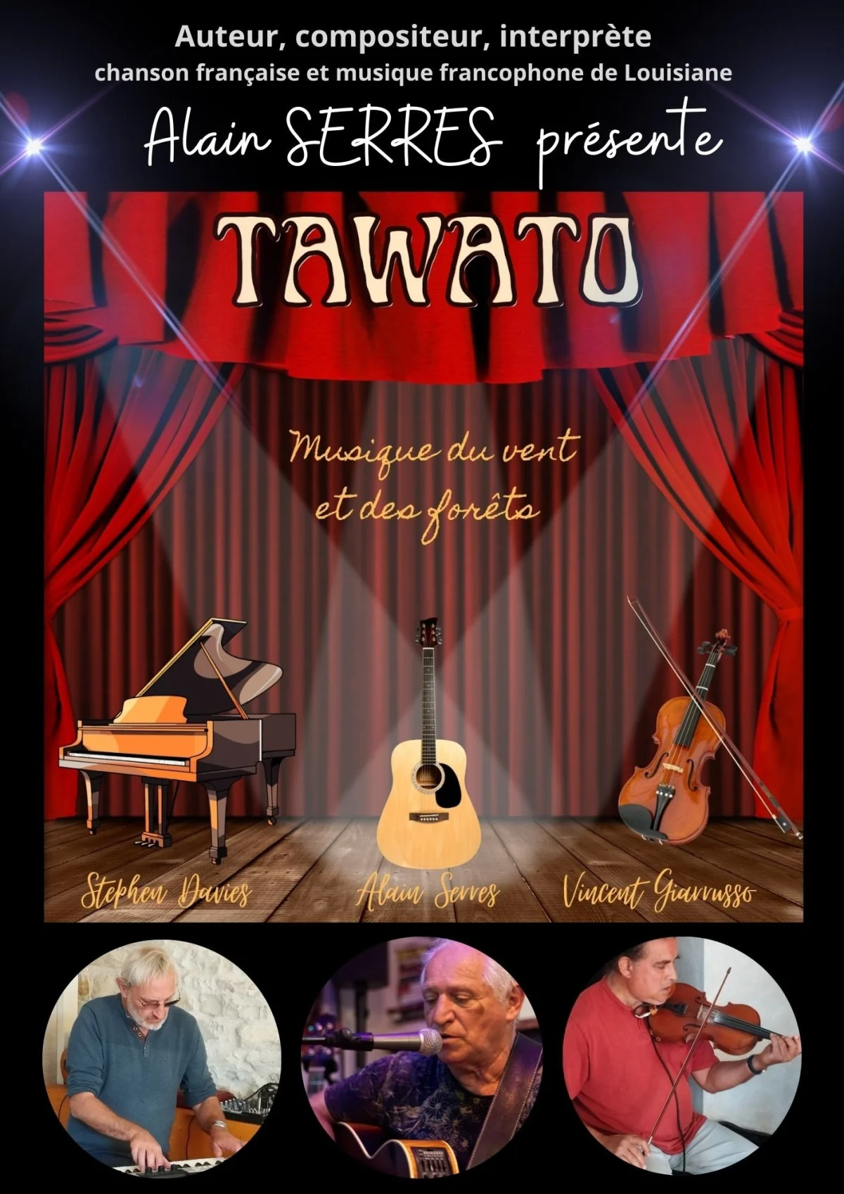 Tawato :trio en concert – Auxerre (Théâtre La scène des quais) (affiche de l’événement)