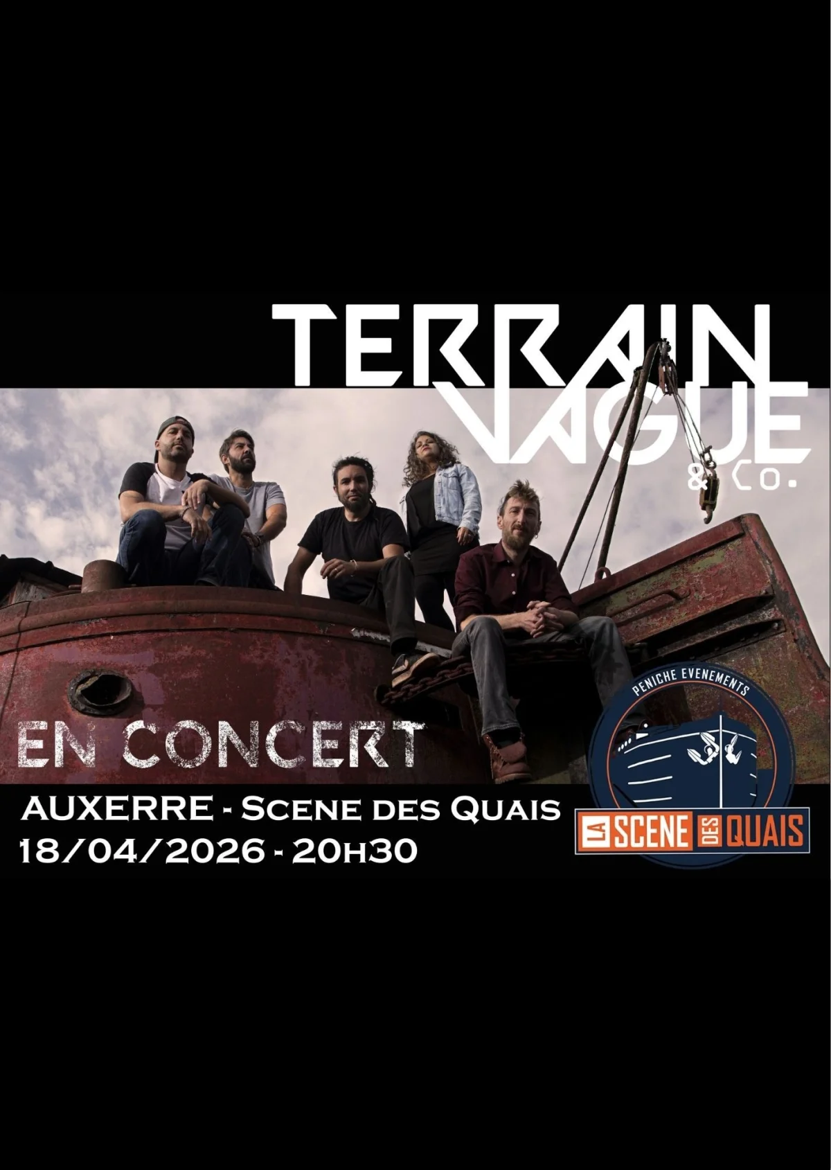Terrain vague & Co / Concert – Auxerre (Théâtre La scène des quais) (affiche de l’événement)