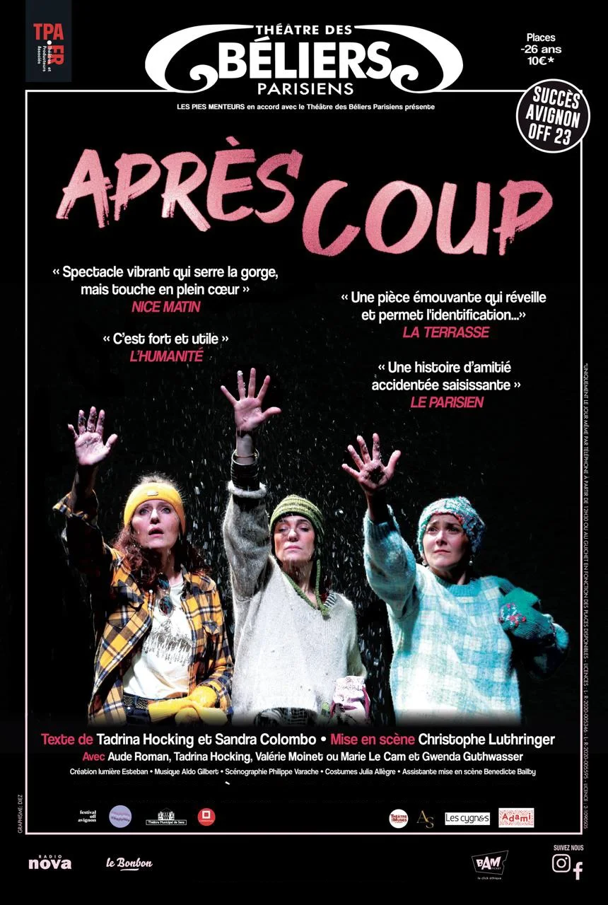 Théâtre : "Après coup" (succès Avignon Off) – Monéteau (Le Skenet'Eau) (affiche de l’événement)