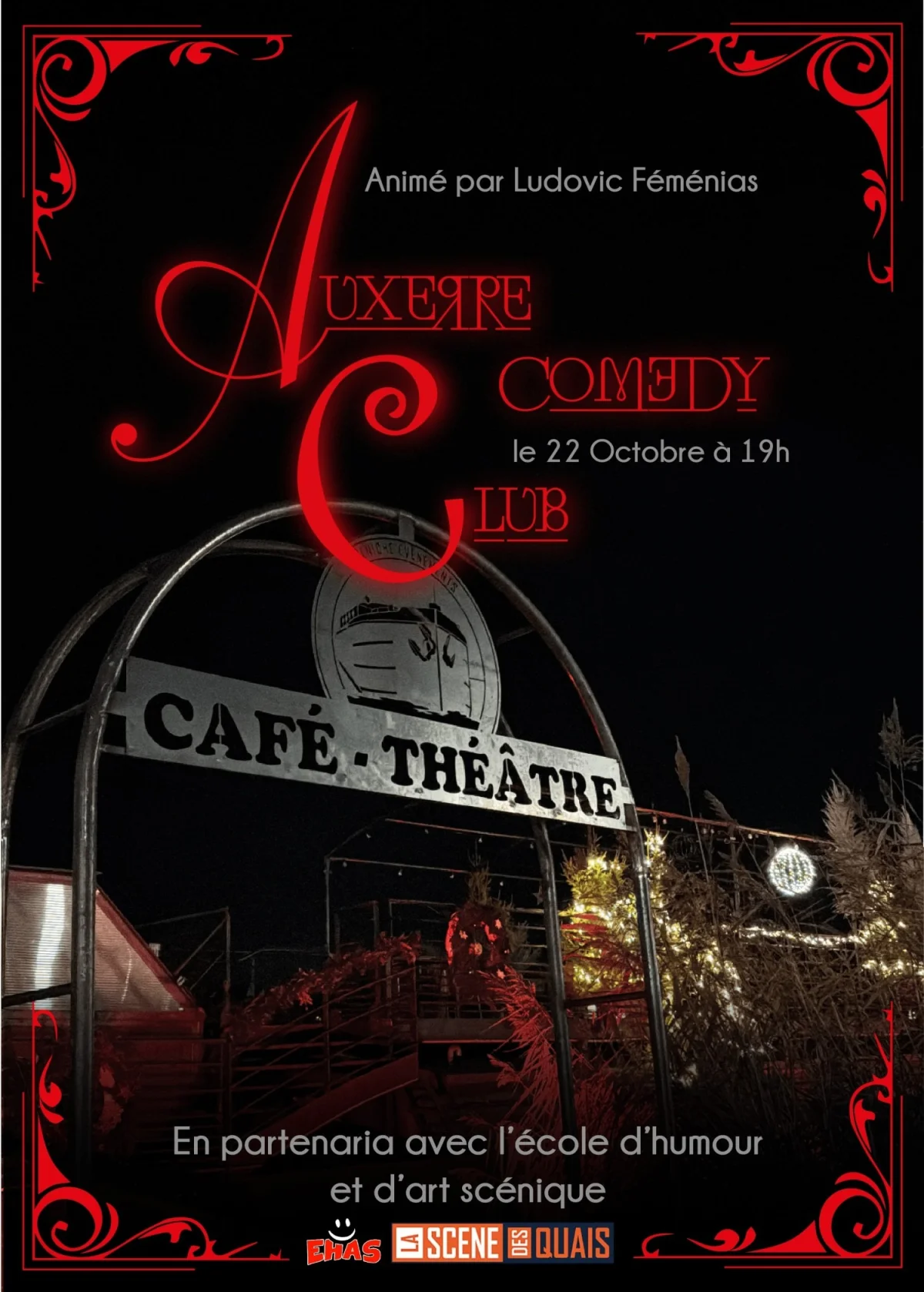 Auxerre Plateau Comedy Club – Auxerre (Théâtre La scène des quais) (affiche de l’événement)