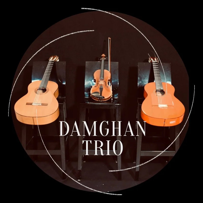 Concert avec Damghan trio (Guitare flamencas et violon classique) dans le cadre du festival "Tous aux Angins !" – Tannerre-en-Puisaye (Lieu-dit Les Angins / sous chapiteau) (affiche de l’événement)