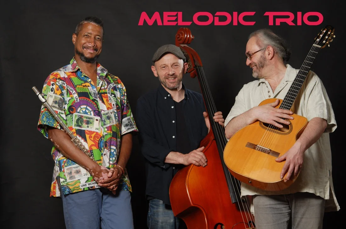 Concert avec Melodic Trio - Magic Malik (Jazz en chanson sur du classique) dans le cadre du festival "Tous aux Angins !" – Tannerre-en-Puisaye (Lieu-dit Les Angins / sous chapiteau) (affiche de l’événement)