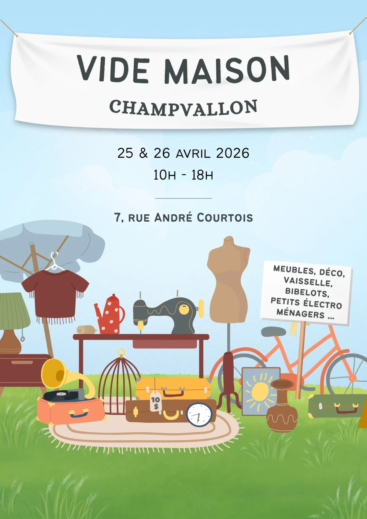 Vide Maison – Champvallon (7 rue André Courtois) (affiche de l’événement)