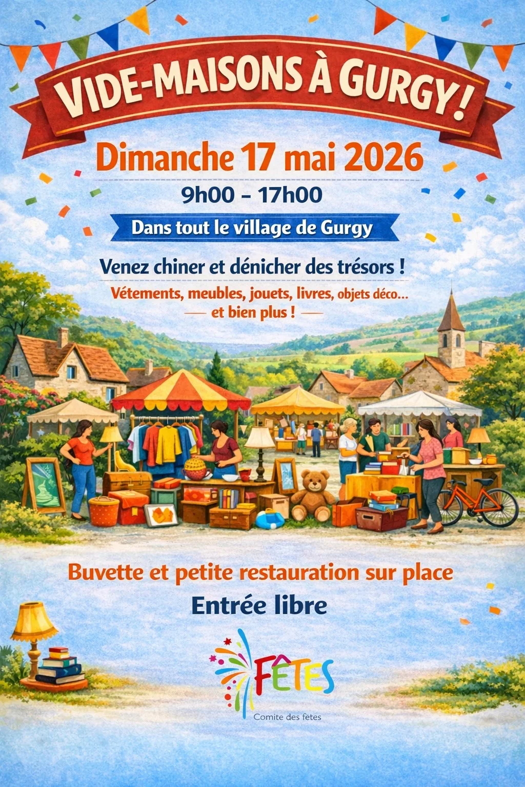 Vide maisons de Gurgy – Gurgy (Dans tout le village) (affiche de l’événement)