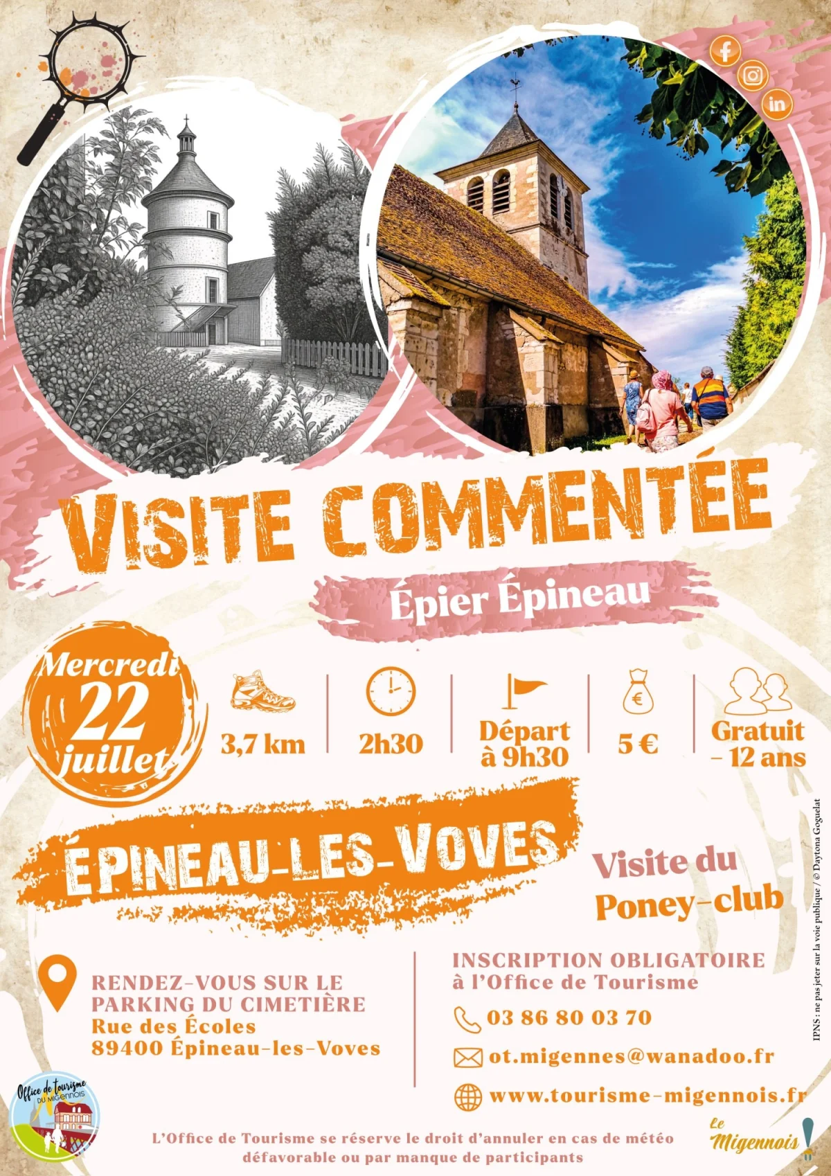 Visite commentée - Épier Épineau – Épineau-les-Voves (Épineau-les-Voves) (affiche de l’événement)