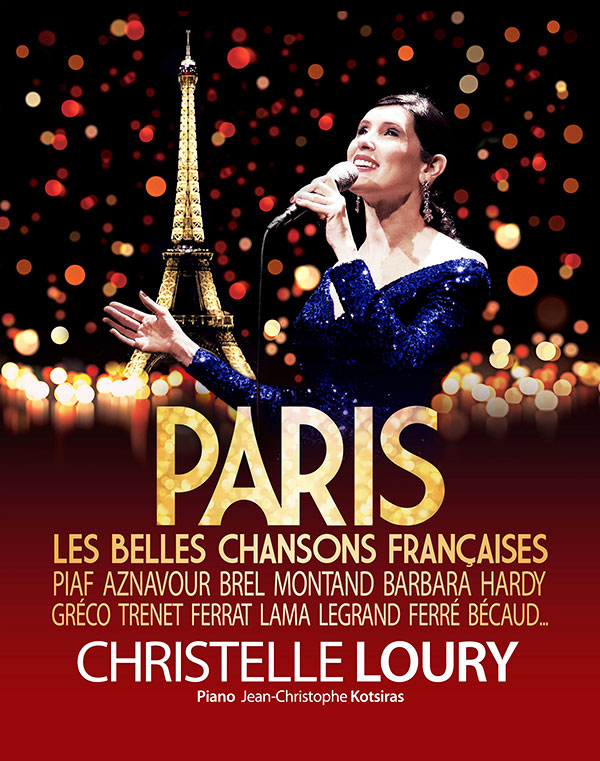 Affiche Paris et les belles chansons françaises