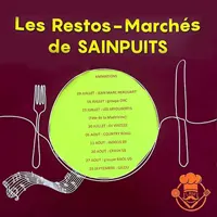 Les Restos-Marchés de Sainpuits - Marché de producteurs et d'artisans locaux avec animations musicales et restauration sur place